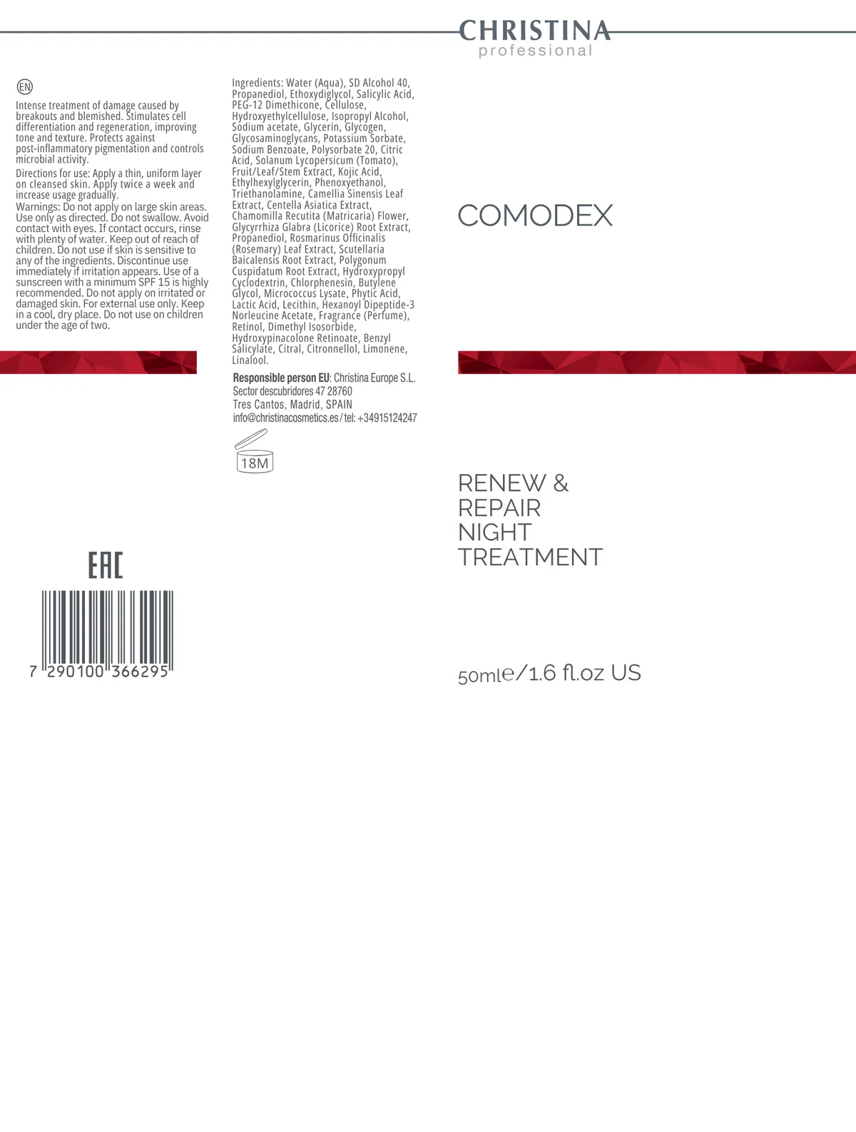 Serum na noc Odnawianie - obrazek 3