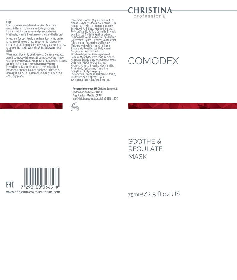 Maska łagodząca i regulująca - obrazek 3