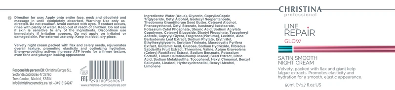 Krem na noc Satynowa gładkość - obrazek 2