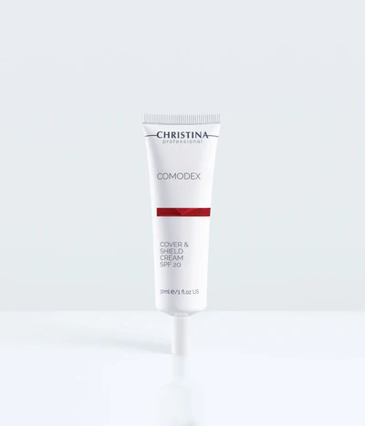 Comodex Cover & Shield Cream- Krem Tonujący SPF 20 na niedoskonałości - obrazek 3